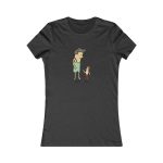 Camiseta mujer Favorite - Gris antracita jaspeado - Camiseta «Rondalla: gegant i menut»