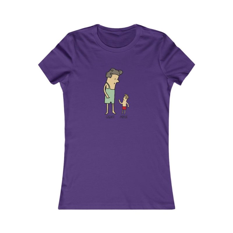 Camiseta mujer Favorite - Morado equipo - Camiseta «Rondalla: gegant i menut»