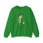 Sudadera cuello redondo - Verde irlandes - Camiseta «Rondalla: gegant i menut»