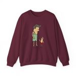 Sudadera cuello redondo - Granate - Camiseta «Rondalla: gegant i menut»