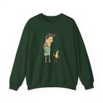 Sudadera cuello redondo - Verde bosque - Camiseta «Rondalla: gegant i menut»
