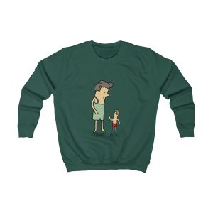 Sudadera infantil - Verde botella - Camiseta «Rondalla: gegant i menut»