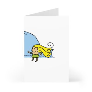 Tarjetas de felicitacion (7 uds.) - Camiseta «mare baleneta»