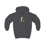 Sudadera con capucha infantil - Gris marengo - Camiseta «Rondalla: gegant i menut»