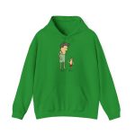 Sudadera con capucha - Verde irlandes - Camiseta «Rondalla: gegant i menut»