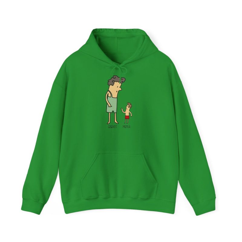Sudadera con capucha - Verde irlandes - Camiseta «Rondalla: gegant i menut»