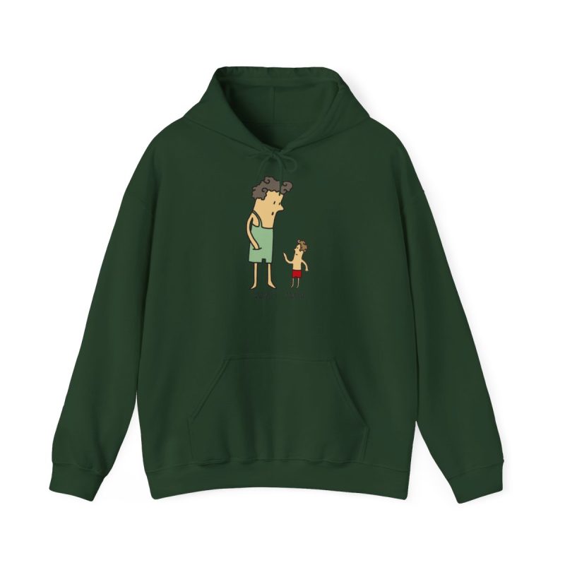 Sudadera con capucha - Verde bosque - Camiseta «Rondalla: gegant i menut»