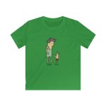 Camiseta infantil Softstyle - Verde irlandes - Camiseta «Rondalla: gegant i menut»