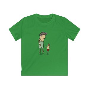 Camiseta infantil Softstyle - Verde irlandes - Camiseta «Rondalla: gegant i menut»