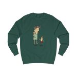 Sudadera clasica - Verde botella - Camiseta «Rondalla: gegant i menut»