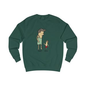 Sudadera clasica - Verde botella - Camiseta «Rondalla: gegant i menut»