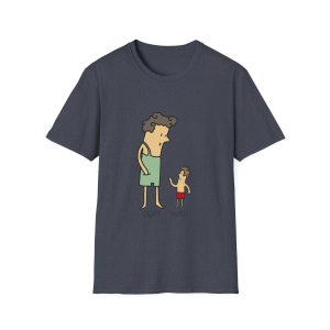 Camiseta Softstyle - Azul marino jaspeado - Camiseta «Rondalla: gegant i menut»