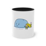 Taza bicolor - Negro - Camiseta «mare baleneta» Taza bicolor - Negro - Camiseta «mare baleneta»