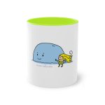 Taza bicolor - Verde claro - Camiseta «mare baleneta» Taza bicolor - Verde claro - Camiseta «mare baleneta»