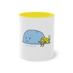 Taza bicolor - Amarillo - Camiseta «mare baleneta» Taza bicolor - Amarillo - Camiseta «mare baleneta»