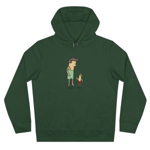 Sudadera con capucha King - Verde botella - Camiseta «Rondalla: gegant i menut»
