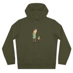 Sudadera con capucha King - Caqui - Camiseta «Rondalla: gegant i menut»