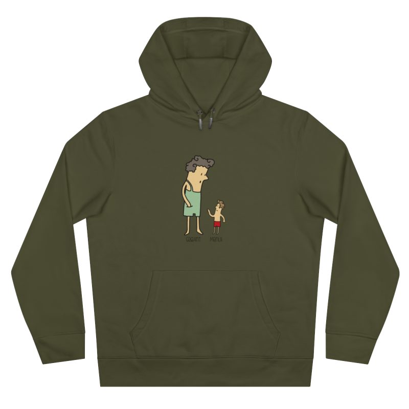 Sudadera con capucha King - Caqui - Camiseta «Rondalla: gegant i menut»