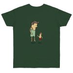 Camiseta punto liso - Verde botella - Camiseta «Rondalla: gegant i menut» Camiseta punto liso - Verde botella - Camiseta «Rondalla: gegant i menut»