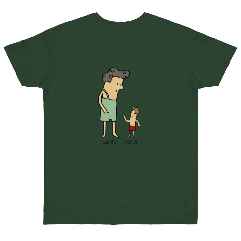 Camiseta punto liso - Verde botella - Camiseta «Rondalla: gegant i menut»
