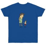 Camiseta punto liso - Azul royal intenso - Camiseta «Rondalla: gegant i menut» Camiseta punto liso - Azul royal intenso - Camiseta «Rondalla: gegant i menut»