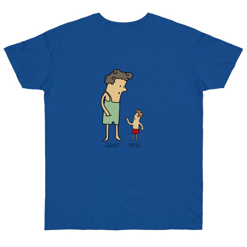 Camiseta punto liso - Azul royal intenso - Camiseta «Rondalla: gegant i menut»