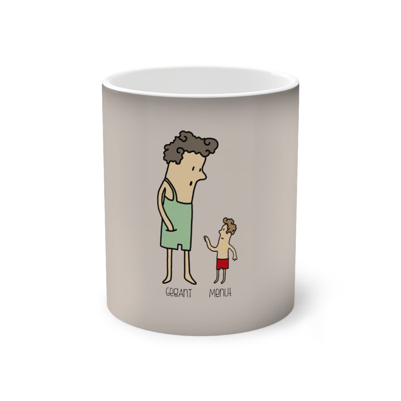 Taza magica que cambia de color - Negro - Camiseta «Rondalla: gegant i menut» Taza magica que cambia de color - Negro - Camiseta «Rondalla: gegant i menut»