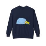Sudadera Softstyle cuello redondo - Azul marino - Camiseta «mare baleneta»