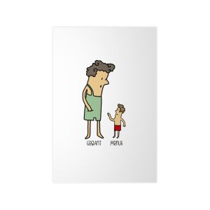 Poster en papel fotografico - Camiseta «Rondalla: gegant i menut»
