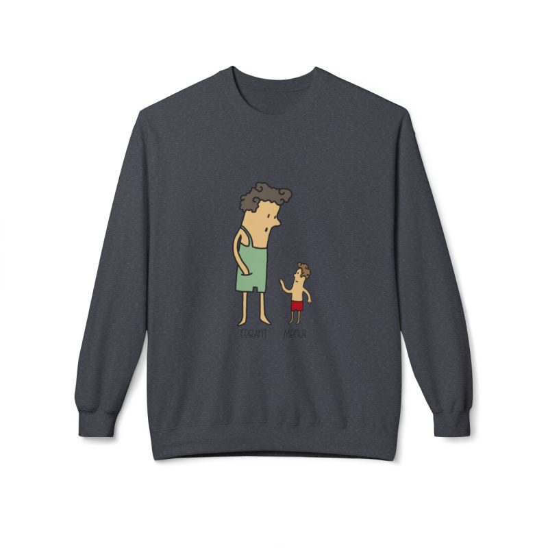 Sudadera Softstyle cuello redondo - Gris jaspeado oscuro - Camiseta «Rondalla: gegant i menut» Sudadera Softstyle cuello redondo - Gris jaspeado oscuro - Camiseta «Rondalla: gegant i menut»
