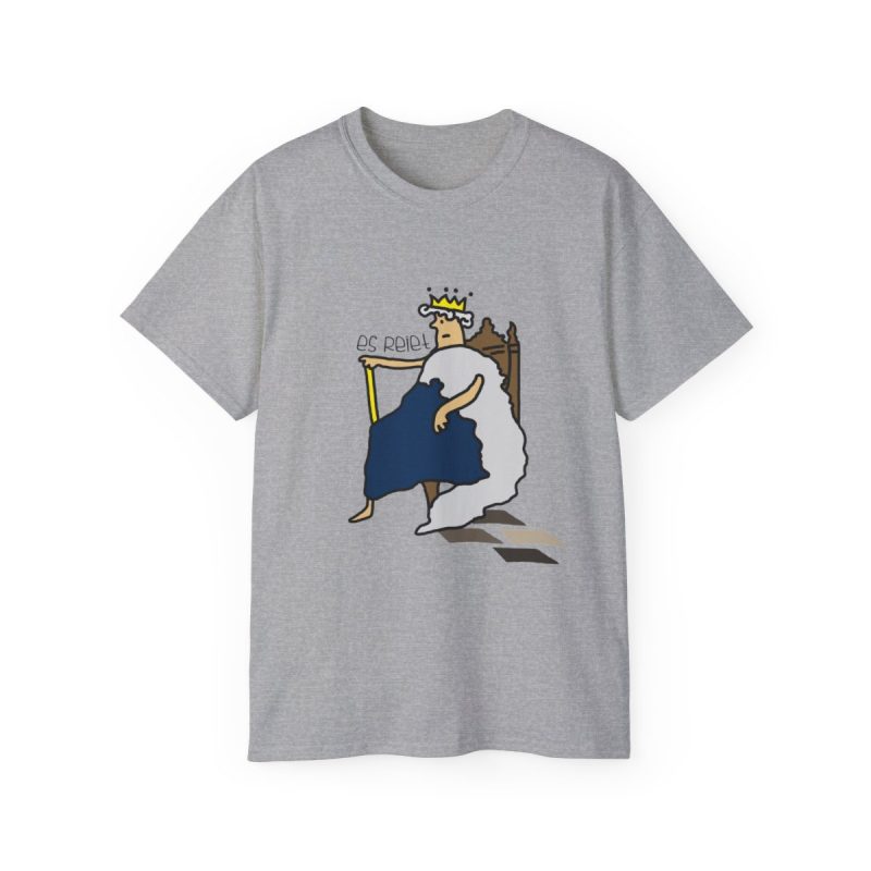 Camiseta ultra algodon - Gris deportivo - Camiseta «Es reiet» Camiseta ultra algodon - Gris deportivo - Camiseta «Es reiet»