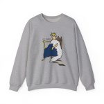 Sudadera cuello redondo - Gris deportivo - Camiseta «Es reiet»
