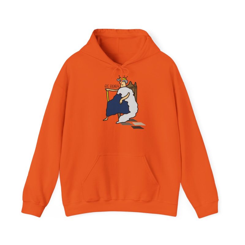 Sudadera con capucha - Naranja - Camiseta «Es reiet»
