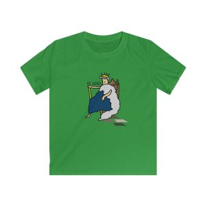 Camiseta infantil Softstyle - Verde irlandes - Camiseta «Es reiet»