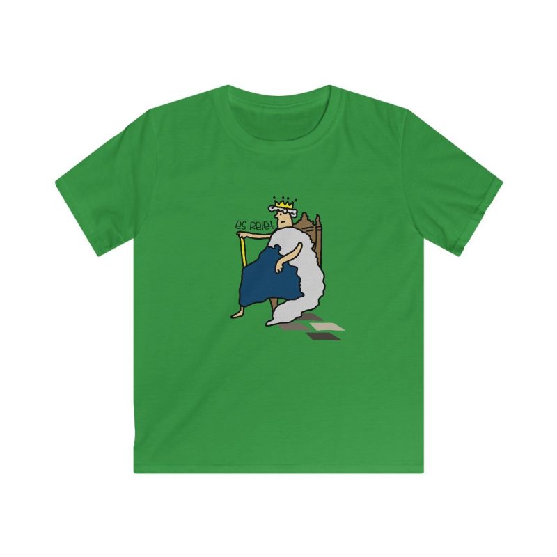 Camiseta infantil Softstyle - Verde irlandes - Camiseta «Es reiet» Camiseta infantil Softstyle - Verde irlandes - Camiseta «Es reiet»
