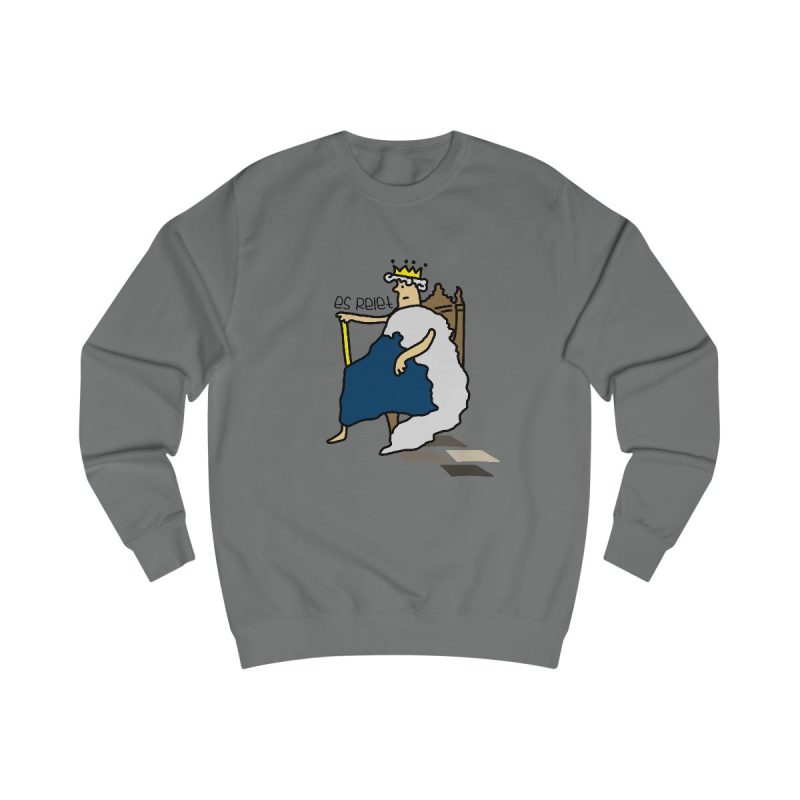 Sudadera clasica - Gris acero - Camiseta «Es reiet»