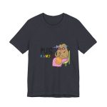 Camiseta jersey manga corta - Azul marino jaspeado - Camiseta Es Puig de Randa