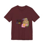 Camiseta jersey manga corta - Granate - Camiseta Es Puig de Randa