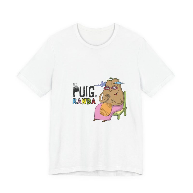 Camiseta jersey manga corta - Blanco - Camiseta Es Puig de Randa