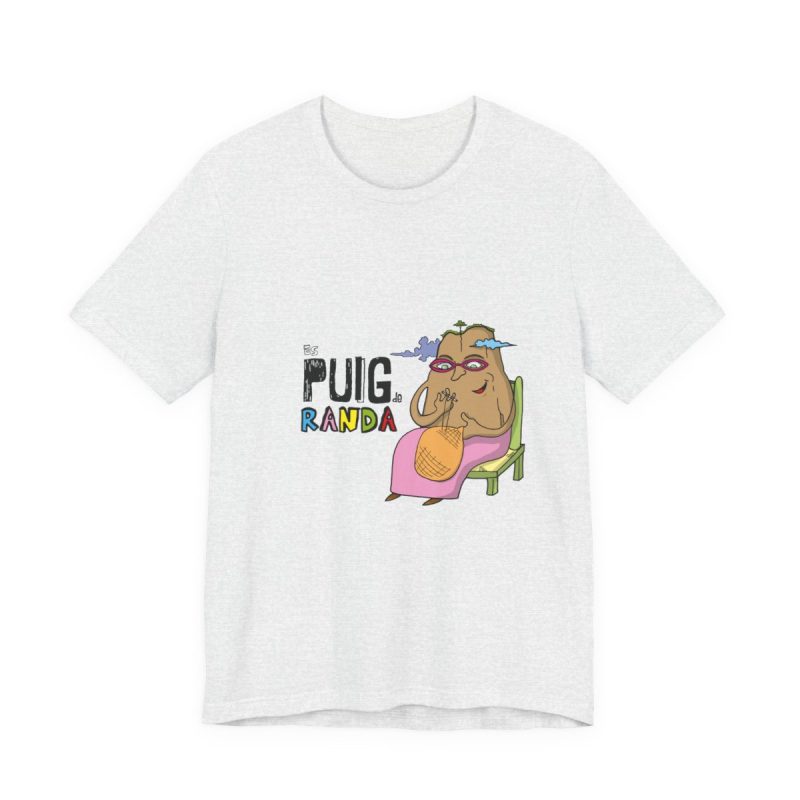 Camiseta jersey manga corta - Gris ceniza - Camiseta Es Puig de Randa