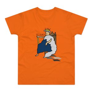 Camiseta hombre punto liso - Naranja - Camiseta «Es reiet»