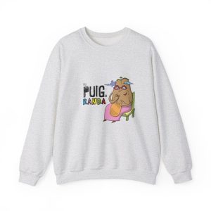 Sudadera cuello redondo - Gris ceniza - Camiseta Es Puig de Randa