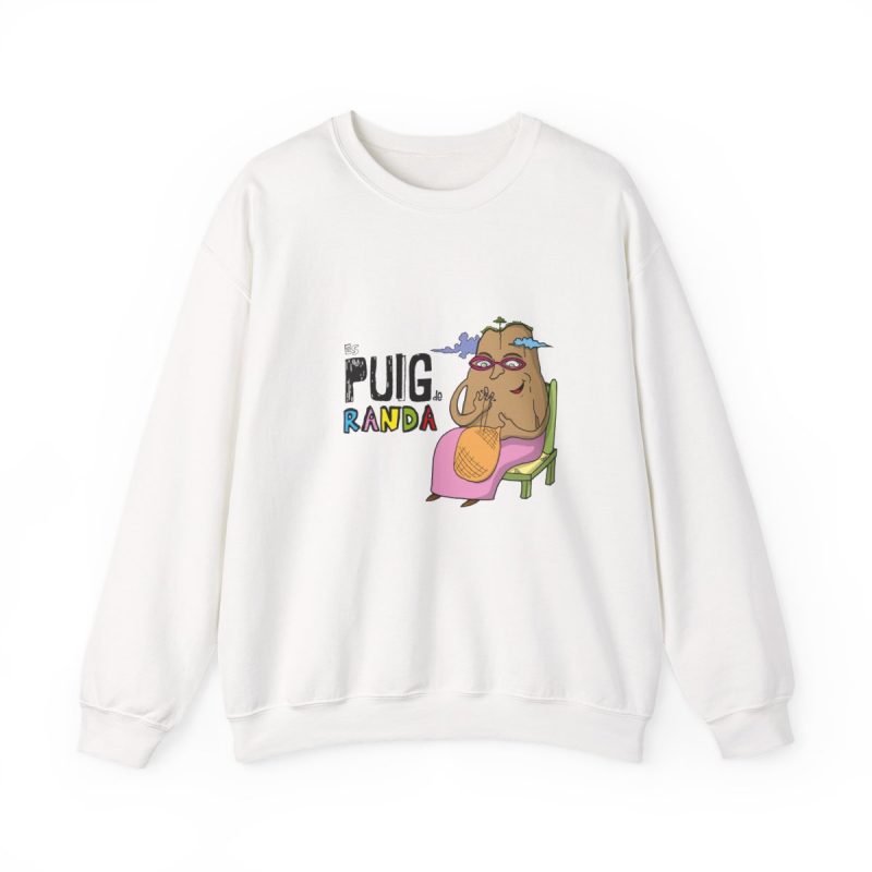 Sudadera cuello redondo - Blanco - Camiseta Es Puig de Randa