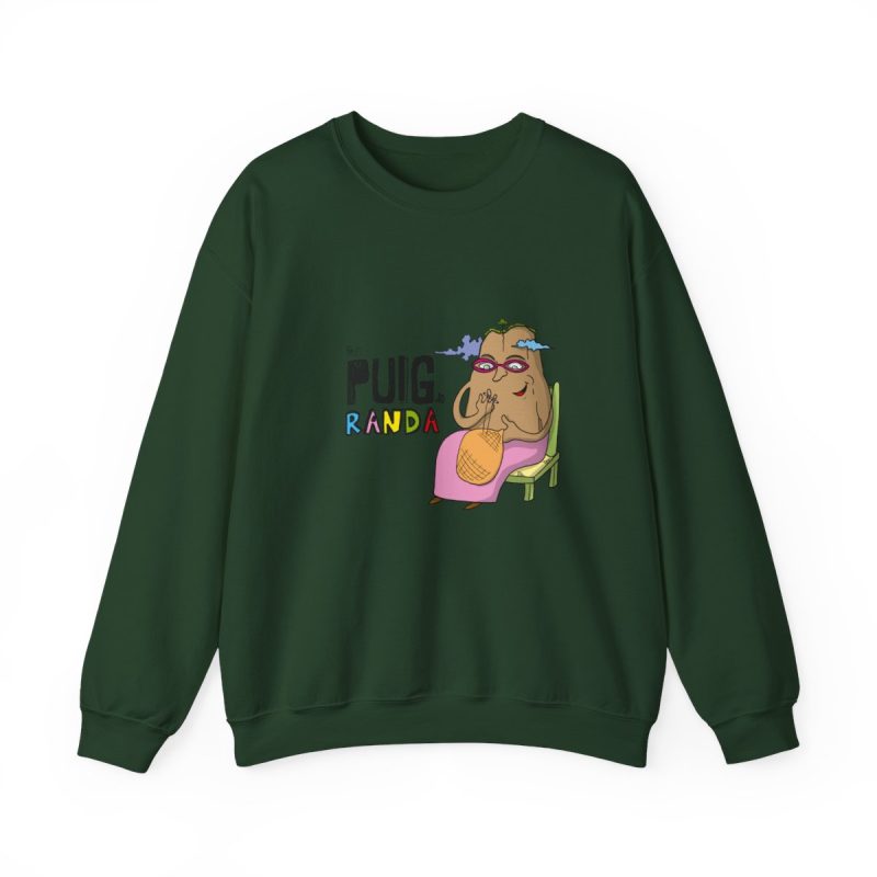Sudadera cuello redondo - Verde bosque - Camiseta Es Puig de Randa