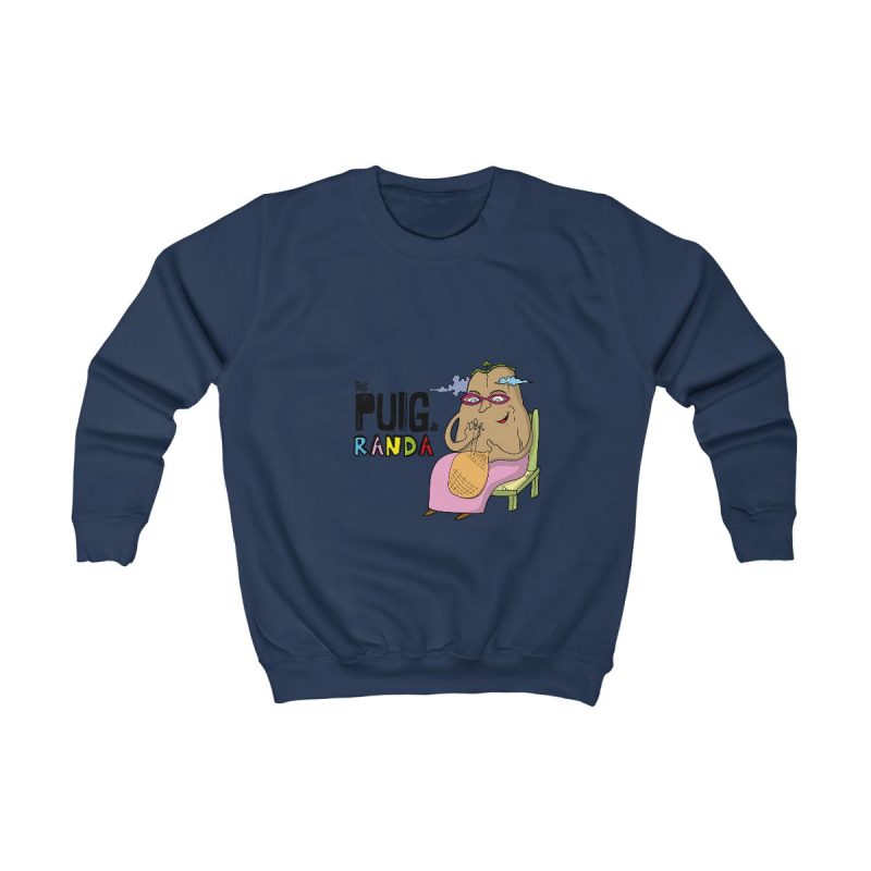 Sudadera infantil - Azul marino Oxford - Camiseta Es Puig de Randa Sudadera infantil - Azul marino Oxford - Camiseta Es Puig de Randa