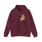 Sudadera con capucha - Granate - Camiseta Es Puig de Randa Sudadera con capucha - Granate - Camiseta Es Puig de Randa