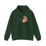 Sudadera con capucha - Verde bosque - Camiseta Es Puig de Randa Sudadera con capucha - Verde bosque - Camiseta Es Puig de Randa