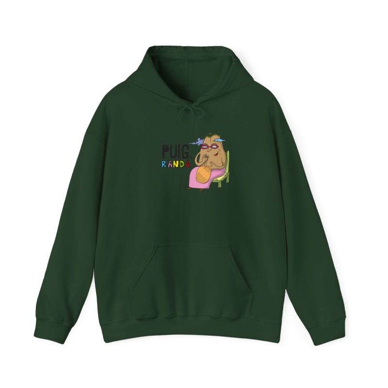 Sudadera con capucha - Verde bosque - Camiseta Es Puig de Randa