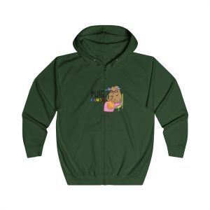 Sudadera con capucha y cremallera - Verde botella - Camiseta Es Puig de Randa