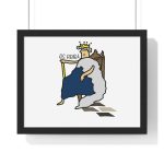 Poster enmarcado horizontal - Negro - Camiseta «Es reiet» Poster enmarcado horizontal - Negro - Camiseta «Es reiet»